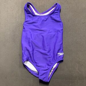 Toddler Speedo One Piece in Vibrant Purple